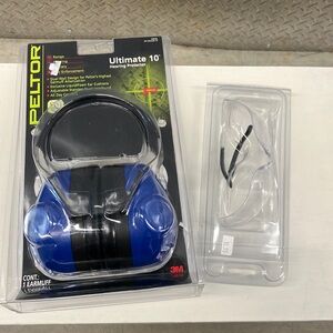 Hearing protector & safety googles retro early 2000